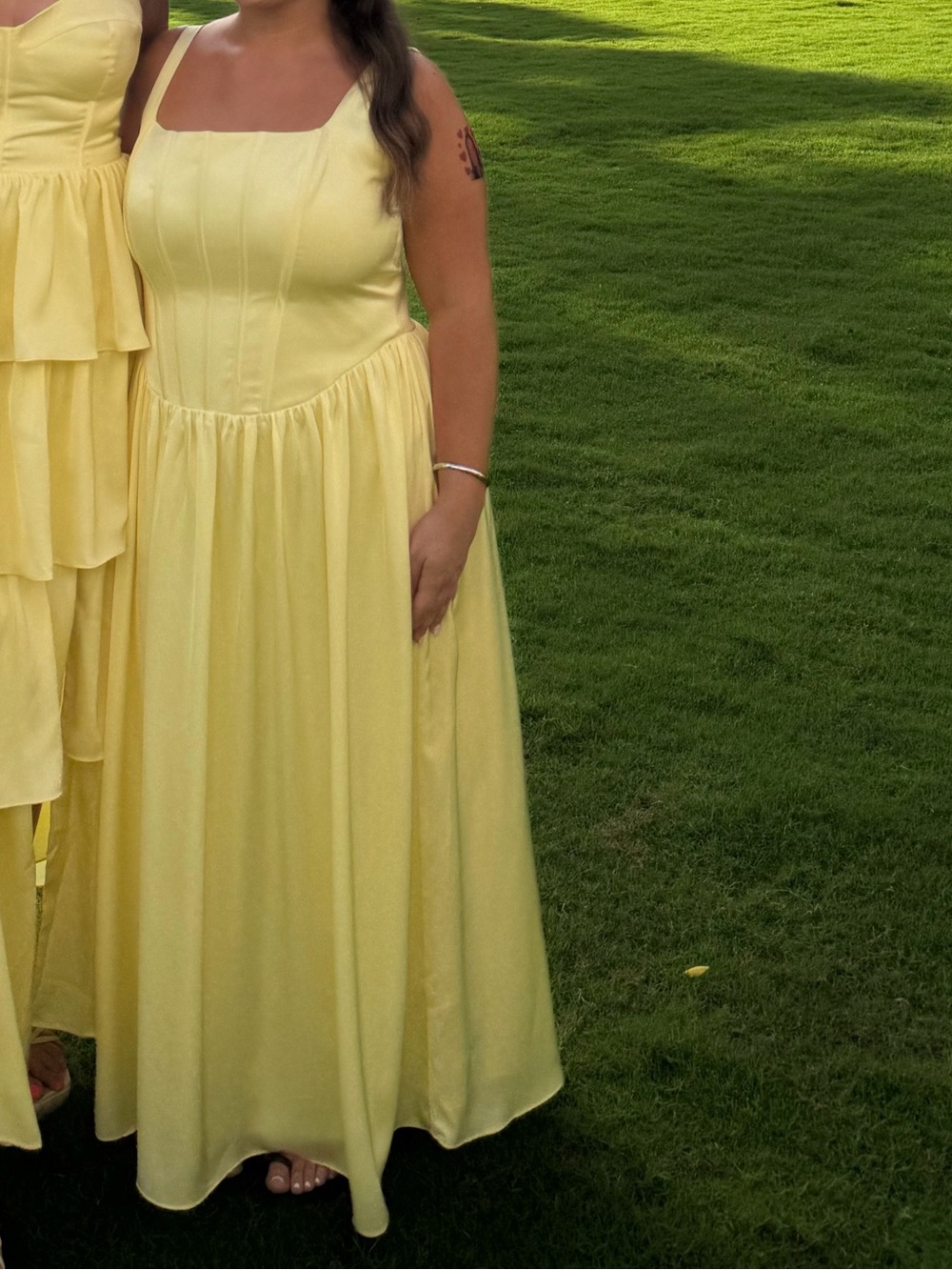 Birdy grey lorelai dress in lemon sorbet